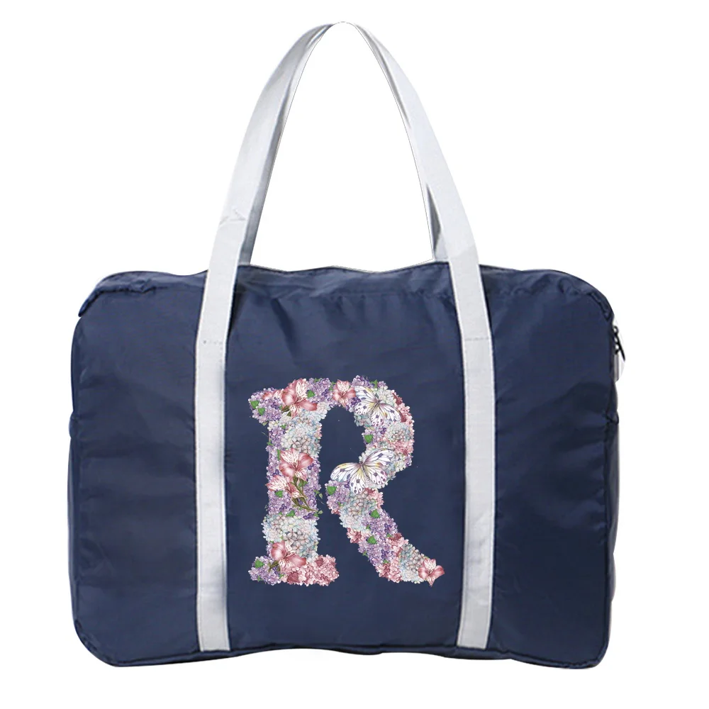 Große Kapazität Reisetasche Unisex Veranstalter Gepäck Handtaschen Kleidung Lagerung Reisetasche Handgepäck Rosen blume Laterne Serie