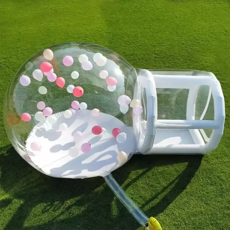 Diameter Transparent Inflatable Castle for Wedding Birthday Celebration and Outdoor Activity Event Party Decoration