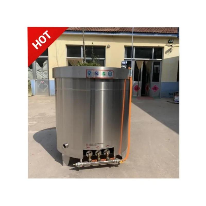 Multifunctional Commercial Gas Boiling Pot 300L Large Pots Boil Milk Kettle