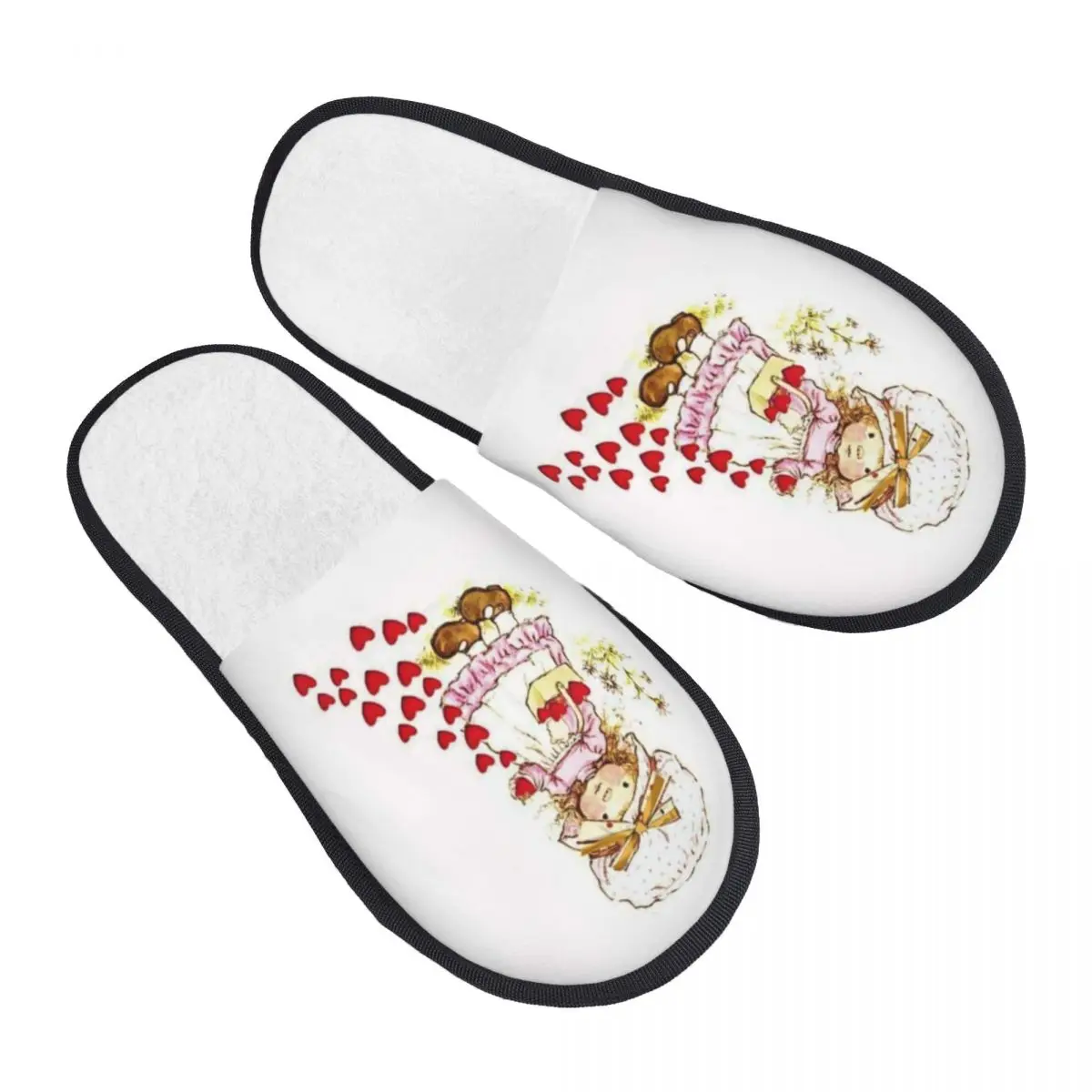 

Custom Print Women Sarah Kay Artist House Slippers Soft Warm Children's Painter Memory Foam Fluffy Slipper Indoor Outdoor Shoes