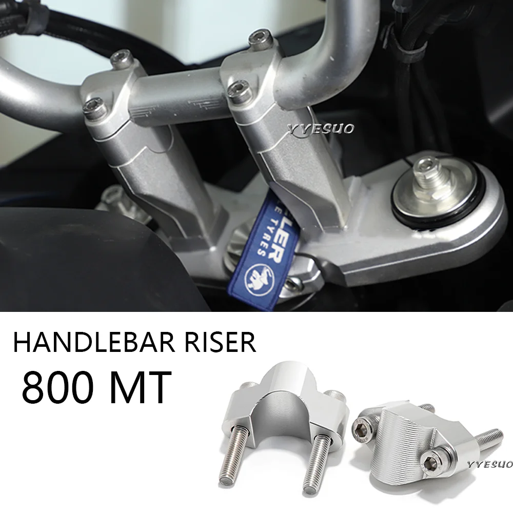 

For CF MOTO 800 MT Handlebar Riser 800 MT Accessories Motorcycle Handlebar Clamp Extend Adapter for CFMOTO MT800 800MT