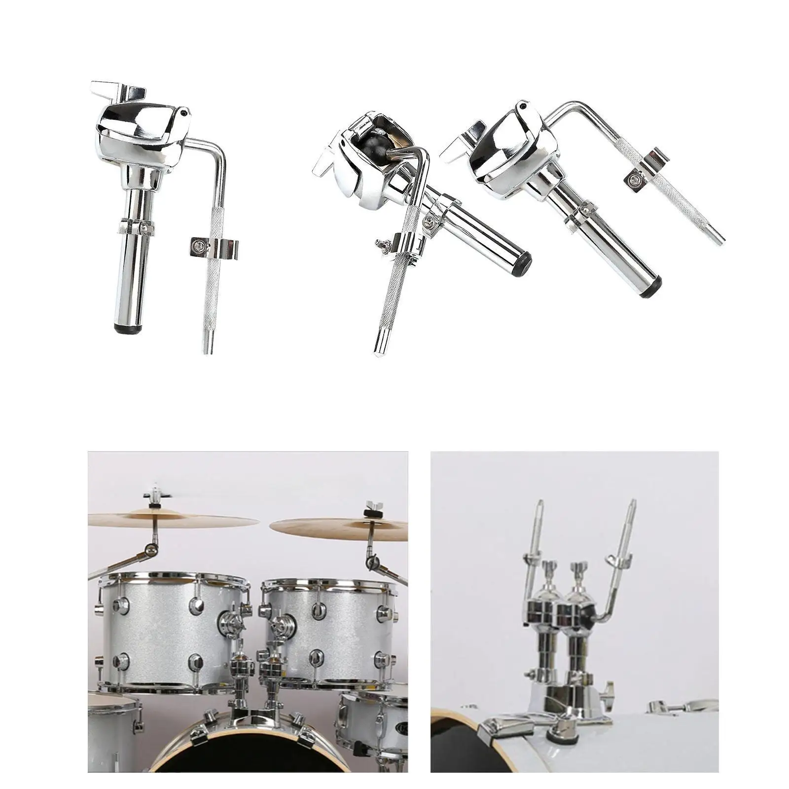 

Tom Drum Holder Musical Instrument Accessory Bracket Adjustable Percussion