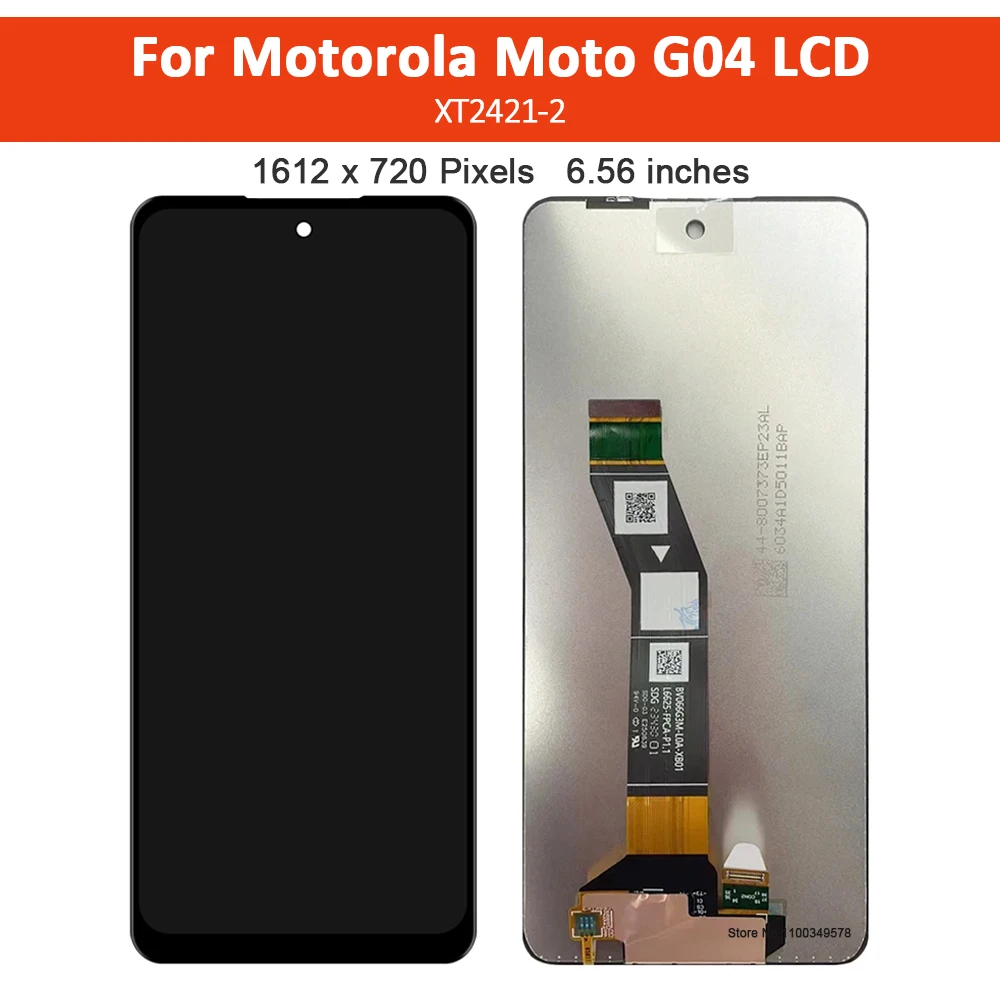 

Оригинальный ЖК-дисплей 6,56 дюйма для Motorola Moto G04, сенсорная панель, дигитайзер для Moto G04 XT2421-2 XT2421-3, замена ЖК-экрана