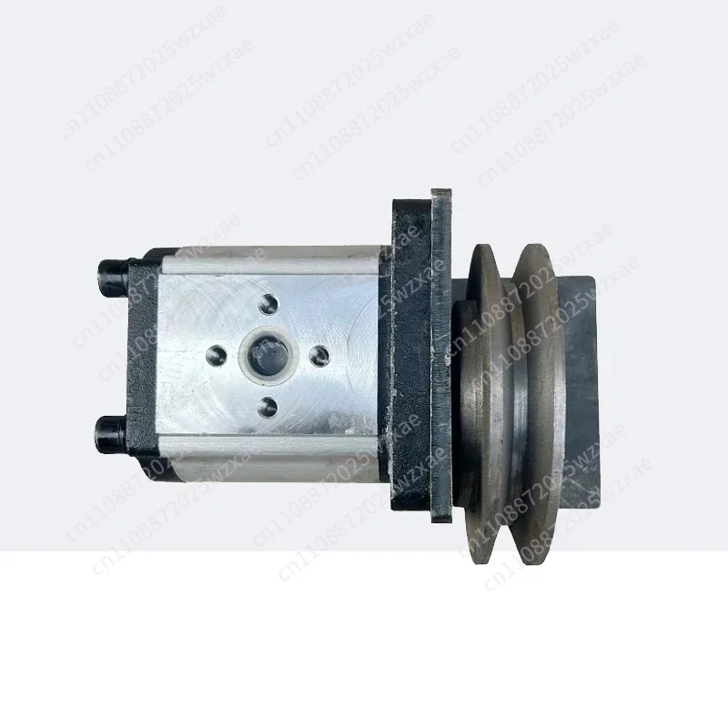 Hydraulic gear pump ultra-thin narrow side pump seat modified self-dump dump bucket oil pump rack, suitable for 306/10/14/16/25