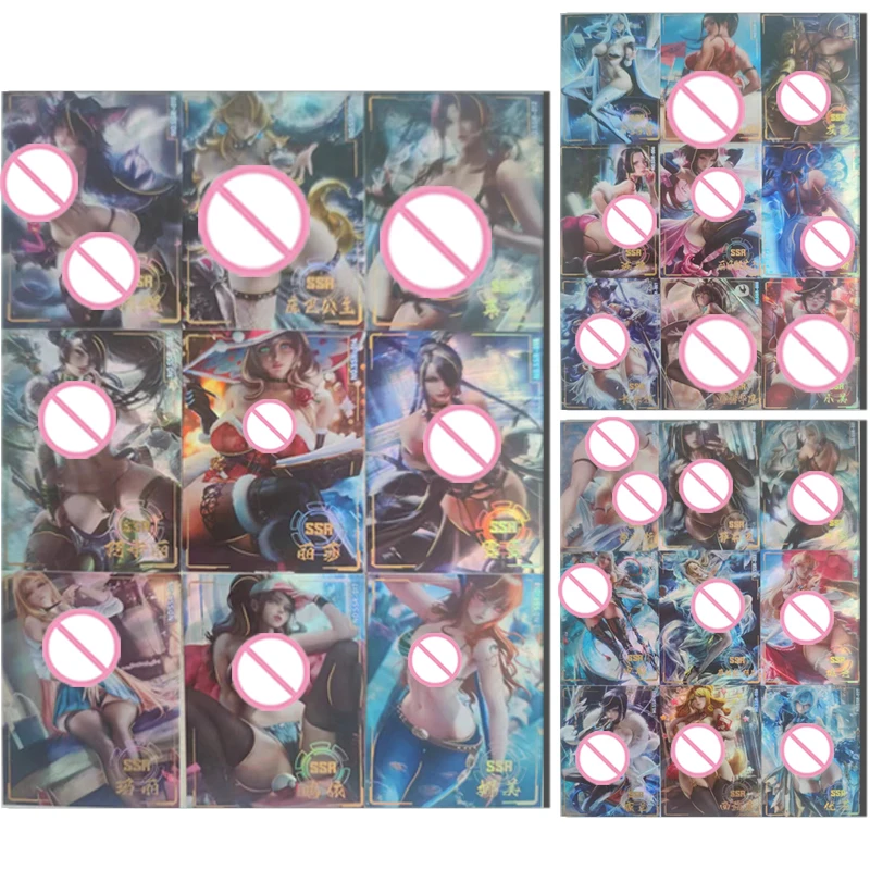 Goddess Story ACG Sexy Set of Cards Boa Hancock Hatsune Miku Kitagawa Marin Ganyu Raiden Shogun boy Toy collection Birthday gift