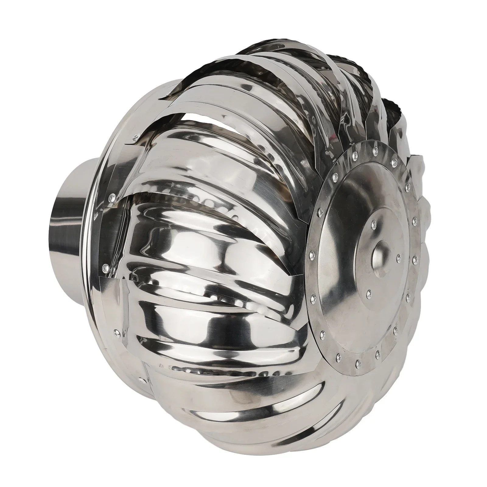 Rotating Chimney Cowl Cap Enhances Air Extraction Protects Flues and Ventilation Pipes Stainless Steel Material