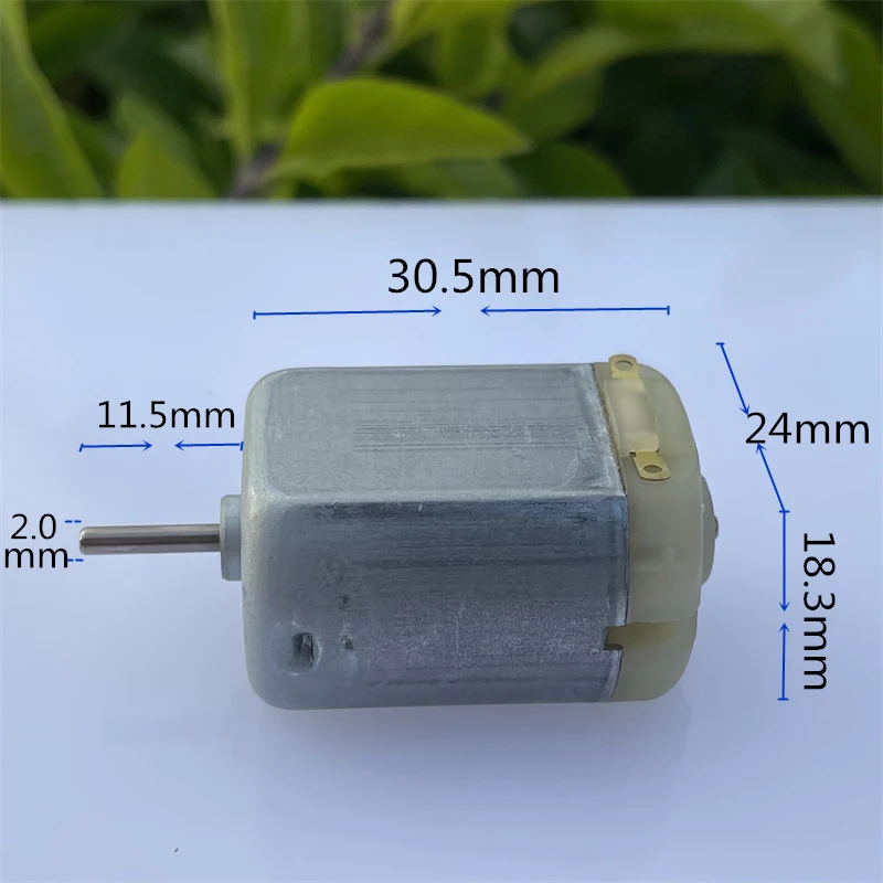 FK-280SA Mini 24mm*18mm Electric Motor DC 3V-7.4V 27200RPM High Speed Carbon Brush Strong Magnetic Micro Motor DIY Toy Car Boat