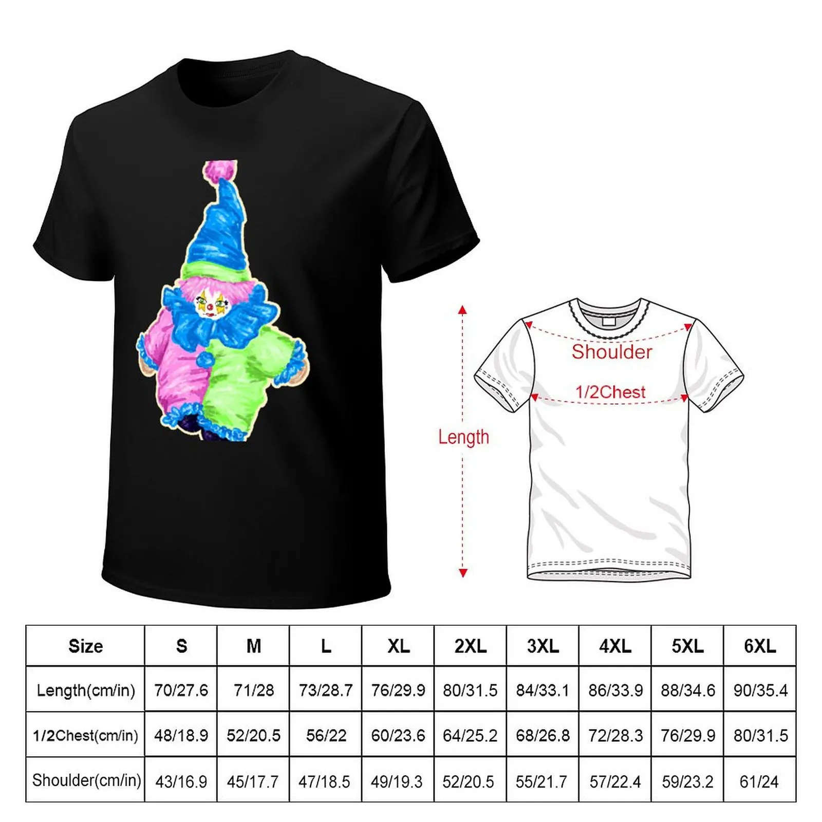Little Clown T-Shirt Street Art Print Tee Shirt