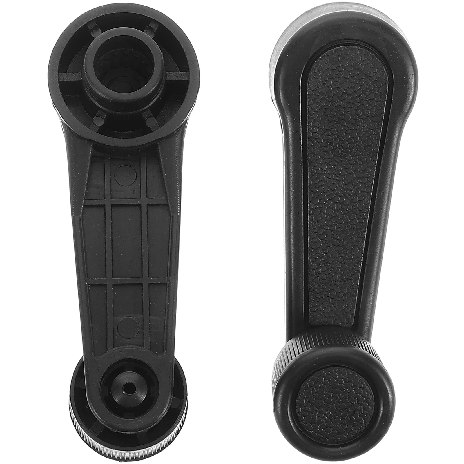 

2pcs Car Window Crank Handle Black Front Rear Window Operator Grip Replacement For Manual Door Support Vehicle Parts