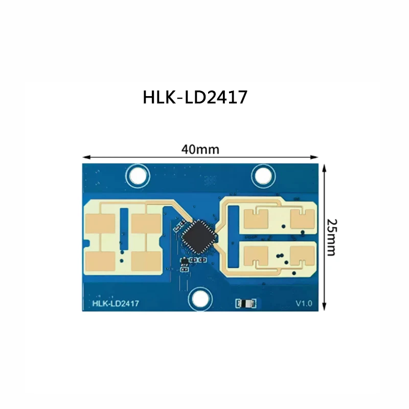 1PCS HLK-LD2417 24G Millimeter Wave Radar Sensor Module for Vehicle State Sensing Distance & Speed Measurement