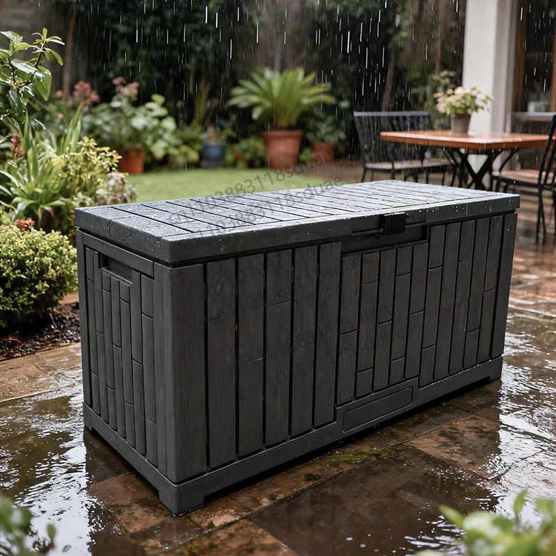 Outdoor dust storage box, courtyard garden camping sorting storage toolbox