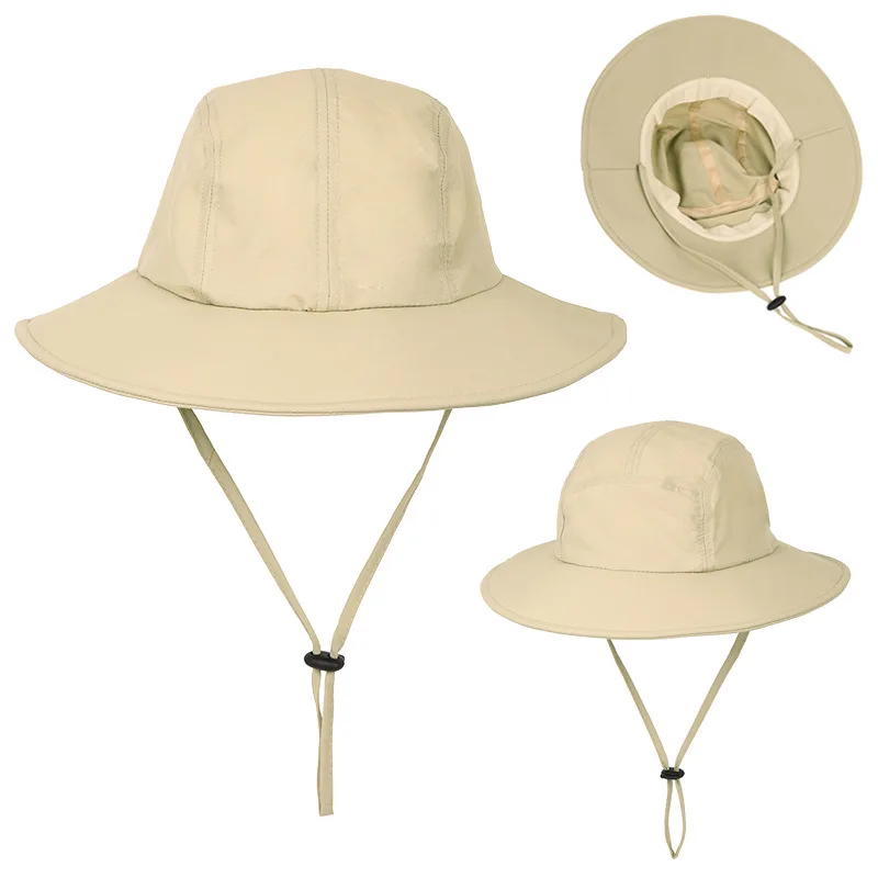 Chapeau de pêche avec logo personnalisé, protection solaire extérieure, chapeau d'alpinisme, chapeau de soleil d'été pour hommes et femmes