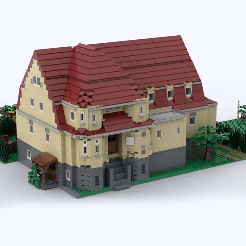 

Модель городской улицы City Street View: конструктор MOC, модульные блоки для молодежи, технологичные строительные блоки, подарки, рождественские игрушки, наборы для самостоятельной сборки