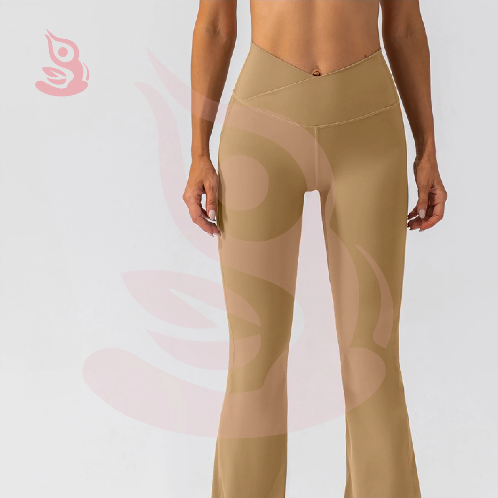 Naked Tight Dance Wide-leg Pants Hip-lifting High-waist Casual Flared Pants Fitness Sports Casual Pula Yoga Trousers