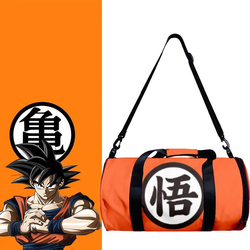 Cosplay Dragon Ball Travel Bag Anime Figure Printed Luggage Bag Outdoor Camping Large Capacity Backpack Rainproof Cloth Gym Bag