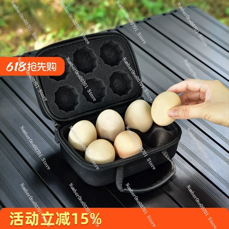 Outdoor thickened shockproof egg tray, camping anti-breakage egg tray, anti-collision protection, portable hard storage box