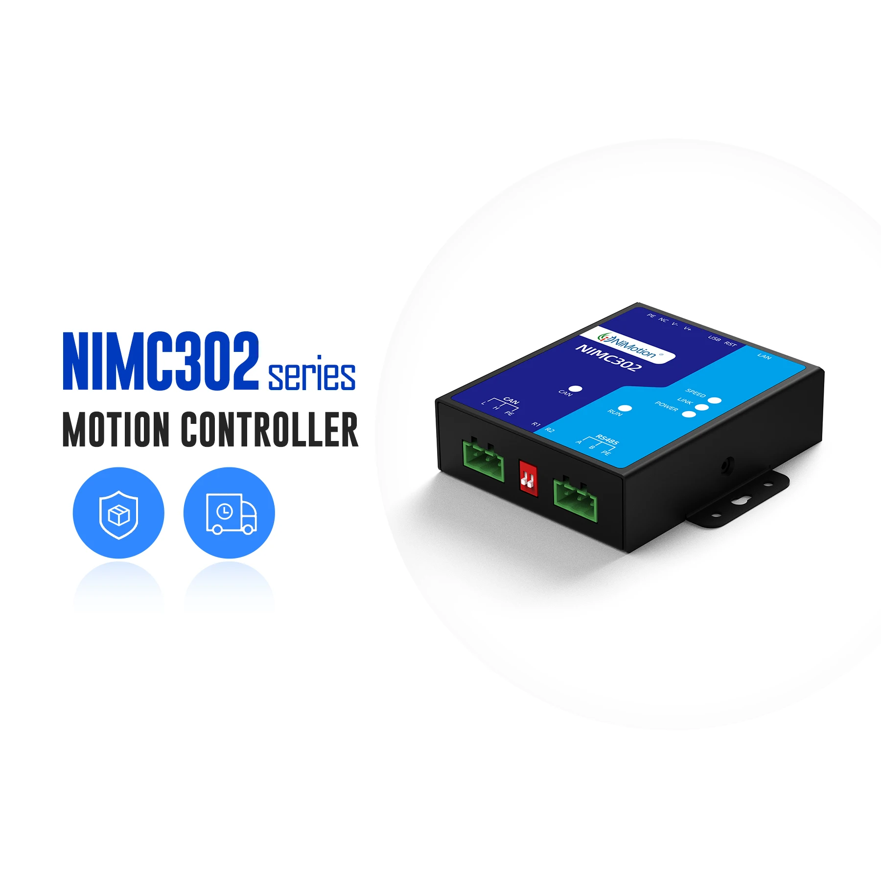 Small Motion Controller PLC Programming Single Axis Motion Control Library CANopen Master Station MODbus Slave Station