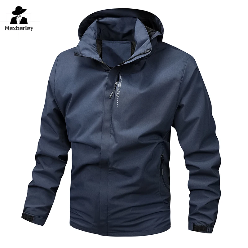 Giacca antivento Gorpcore da uomo 2024 autunno New Casual Sports cappotto con cappuccio staccabile giacca a vento resistente all'usura da campeggio tattica