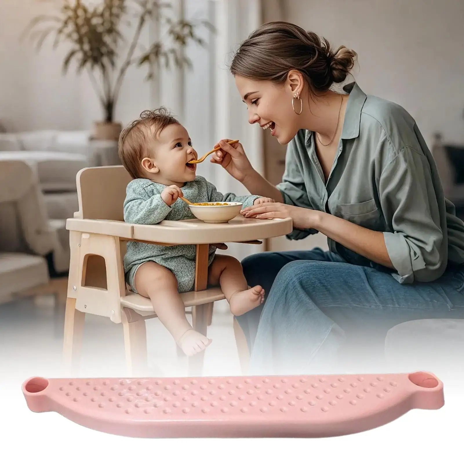 مسند للقدمين للكرسي المرتفع غير قابل للانزلاق ملحقات دعم الارتفاع قابلة للتعديل مسند للقدمين للكرسي للمنزل والأطفال الصغار والمكتب وأكل الطفل