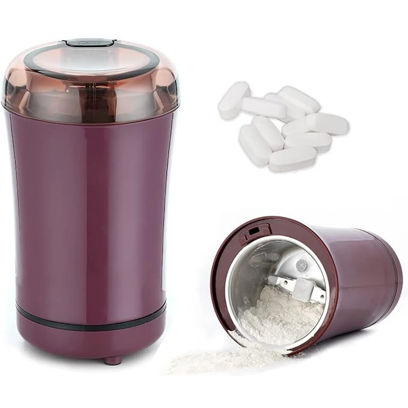 Electric Multifunctional Grinder Electric Pill Crusher Grinder For Large Pills to Fine Powder Small Dose Coffee Bean Grinder