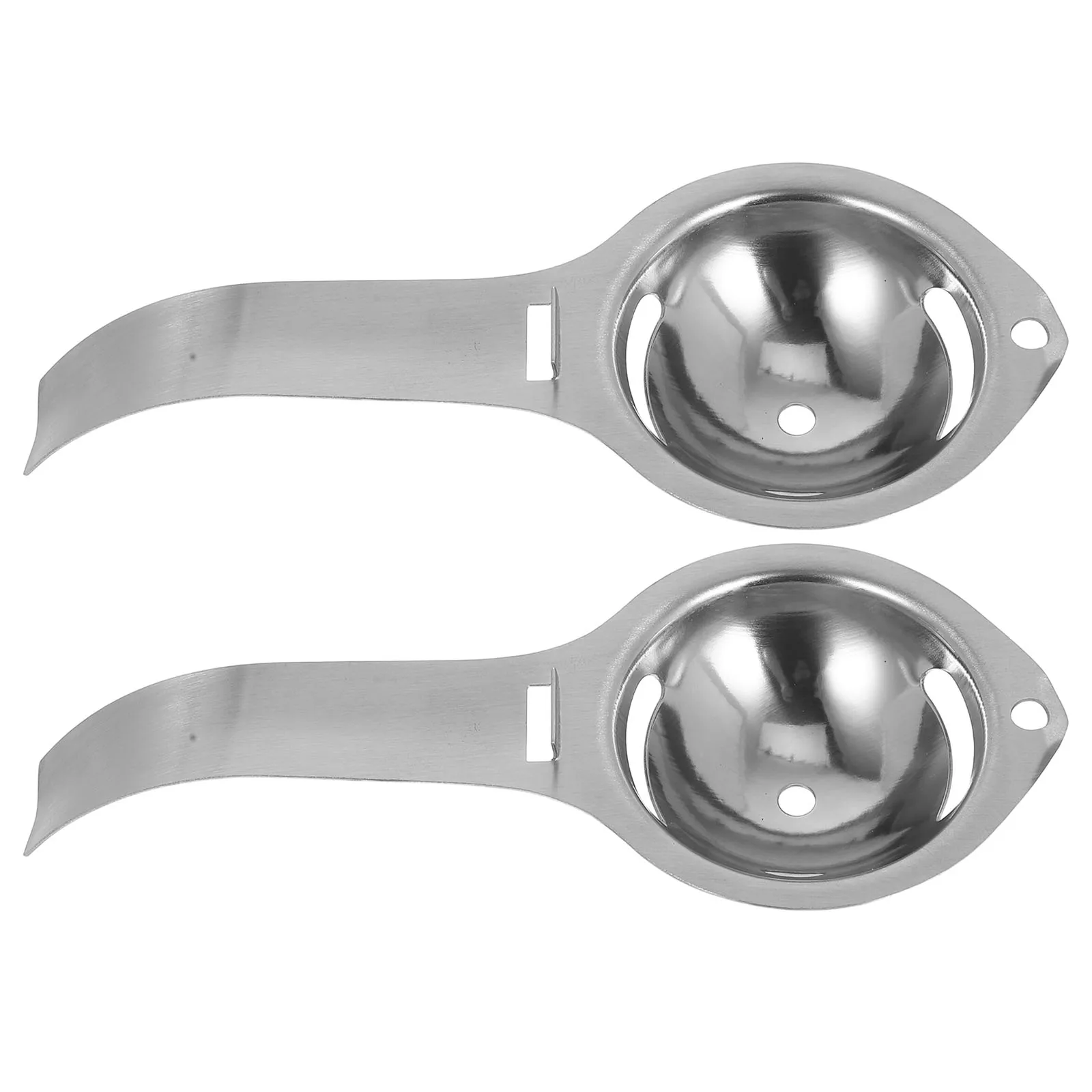 

2pcs Filter Separator Tool Egg Yolk Strainer Stainless Steel Baking Accessories Egg Yolk Strainer Kitchen Gadgets