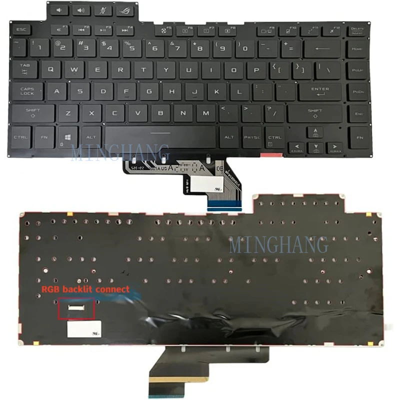 

M New For ASUS ROG GU502GW GU502GW-AH76 Per-key RGB Backlit US English keyboard