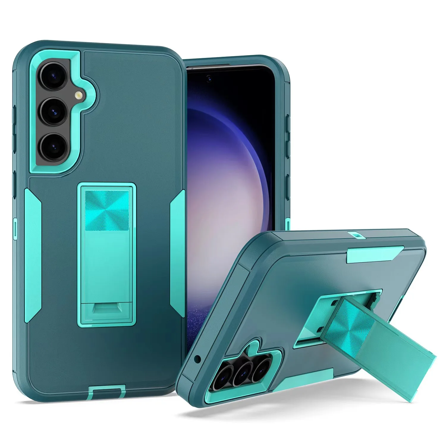 

Dual Layer Shockproof Protection Cover with Stand for OnePlus Nord N200 / N20 5g Phone Case Capa Funda coque