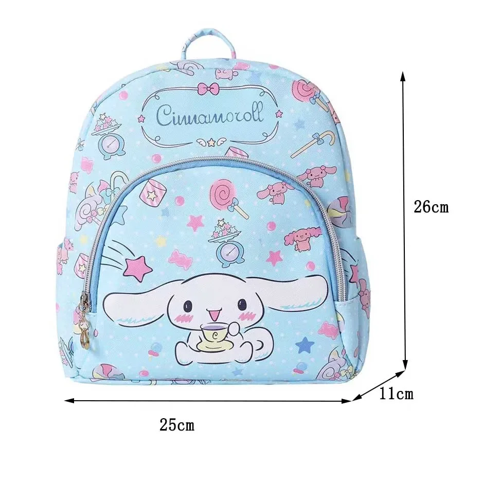 Hello Kitty Bag Sanrio Schoolbags Kawaii Backpack for Girls Melody Cinnamoroll Litttle Twins Star Back To School Pures and Bags