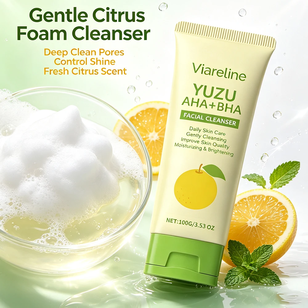 Kiss Beauty Makeup Remover - Citrus Schuimende Gezichtsreiniger Zachte Reiniging Oliecontrole