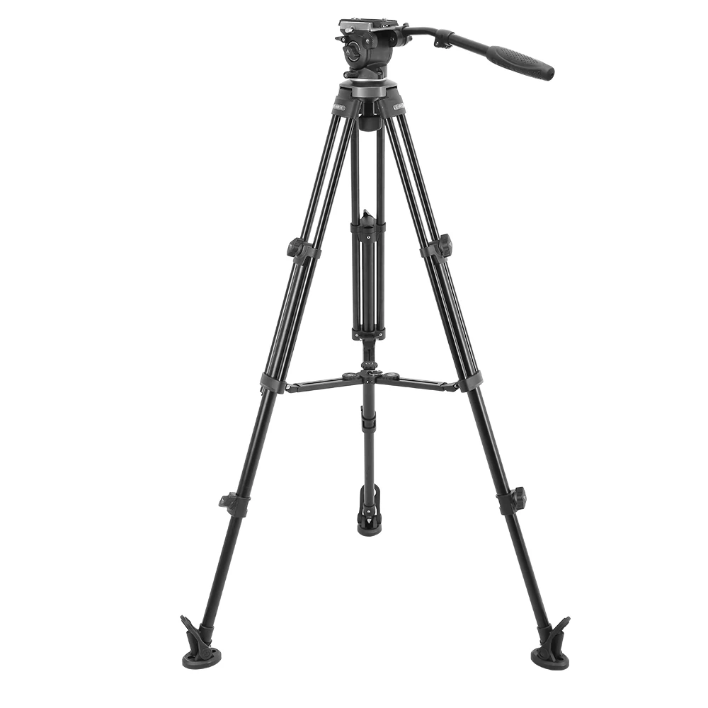 

E-IMAGE EK630 66-Inch 75mm Bowl Size Professional Video with Fluid Head Heavy Duty Camera Tripod