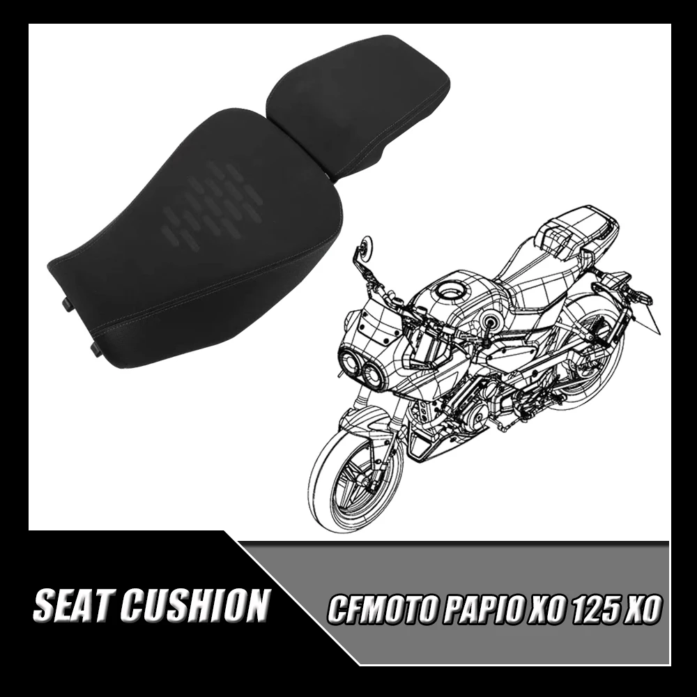 

New For CFMOTO Papio XO 125 XO125 Motorcycle Original Seat Cushions Front And Rear Seat Cushions Soft Bag