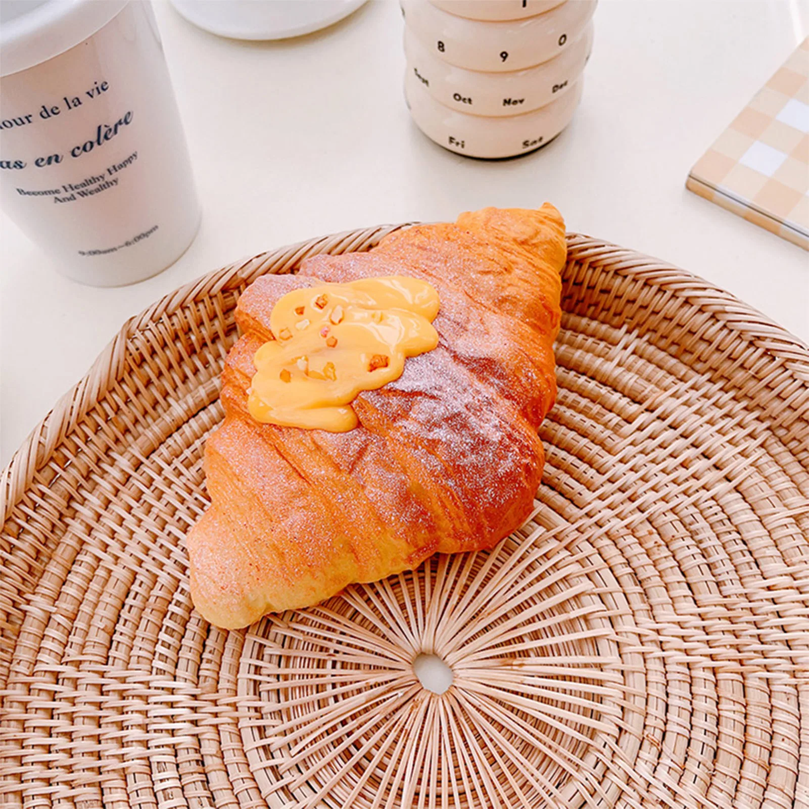 Grappig Brood Anti-Stress Knijpen Speelgoed Veilig En Nieuwigheid Knijpen Dessert Speelgoed Decompressie Speelgoed Voor Het Verlichten Van Stress Van Werken