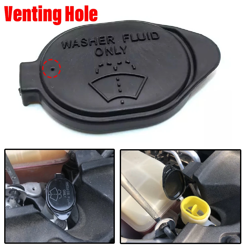 Car Round/Oval Windshield Wiper Washer Fluid Reservoir Tank Bottle Cap Lid For Toyota Corolla Vios Yaris RAV4 Highlander Venza