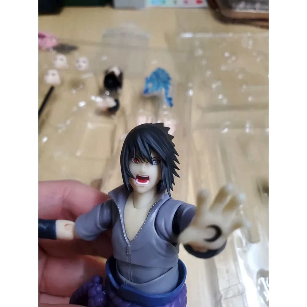 Arthurtoys 02A Naruto Sasuke Head Sculpting Accessories Package S.H.Figuarts Anime Action Figures Collection Model Toys Gifts