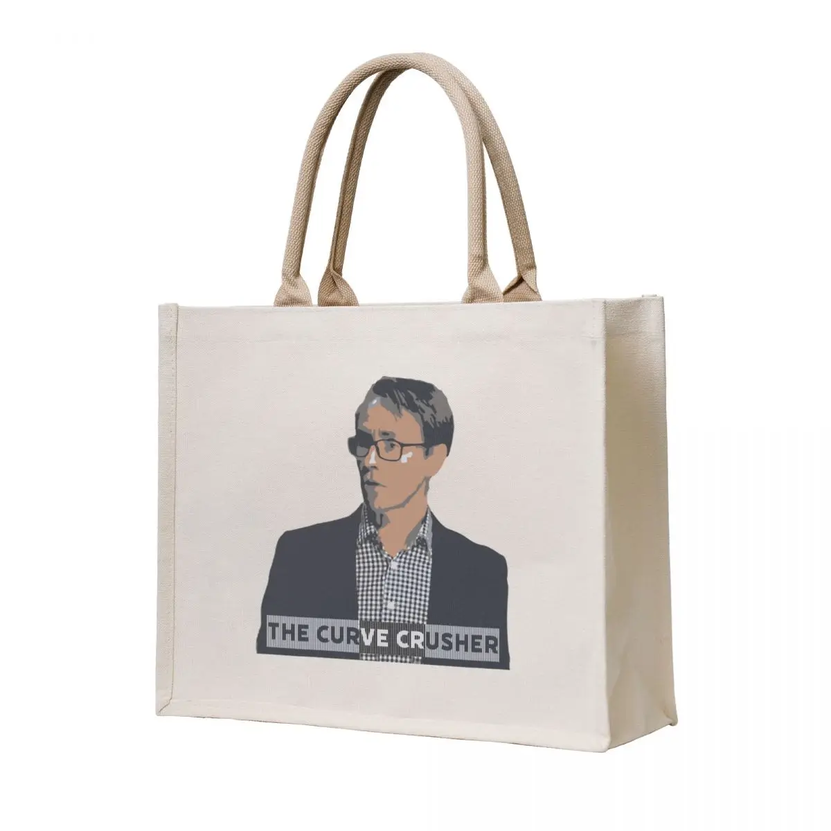 

Dr Ashley Bloomfield The Curve Crusher tote design merchandise Tote Bag Shopping bags large size bags cute tote bag