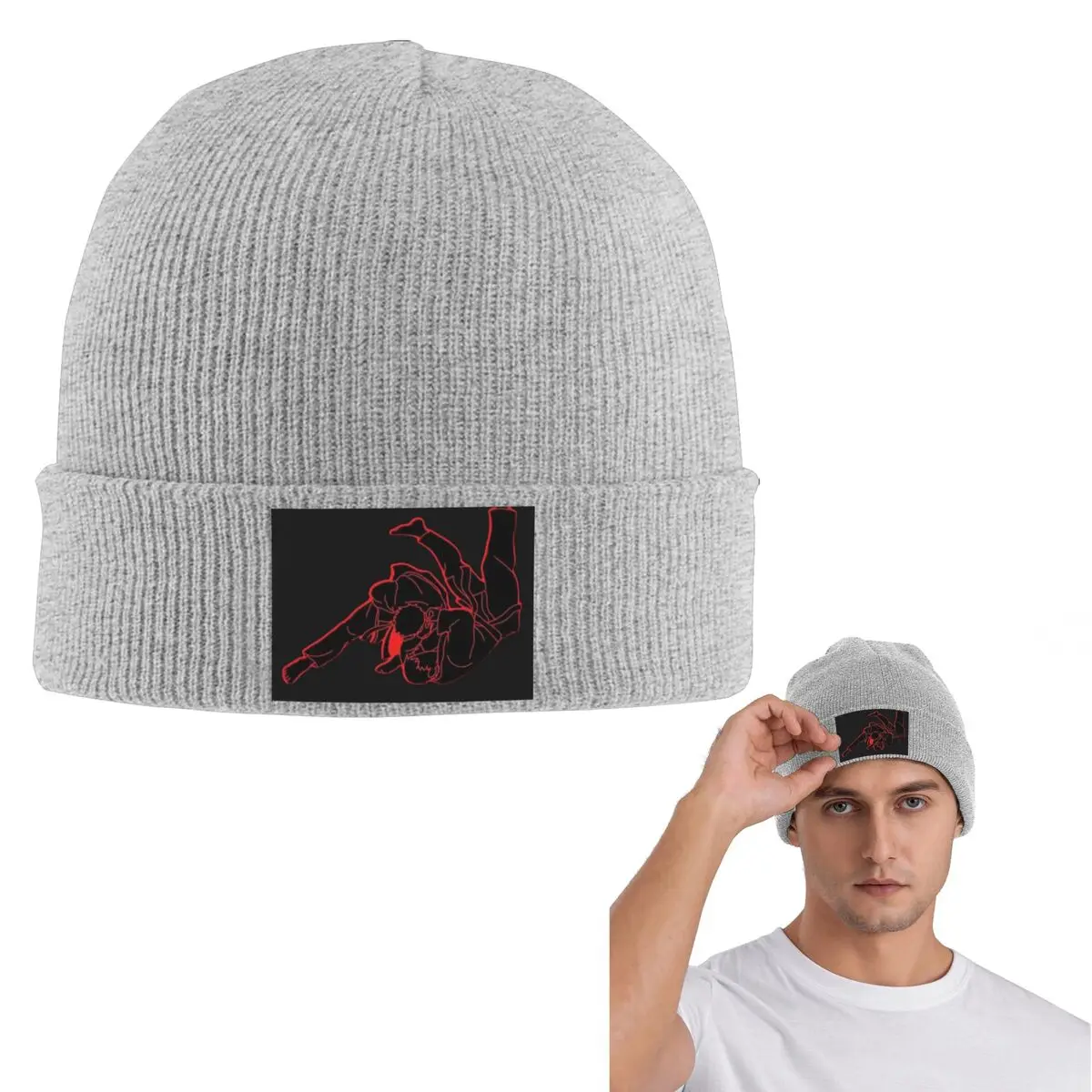 

Теплая вязаная шапка с логотипом дзюдо, шляпа в стиле хип-хоп, осенне-зимние уличные шапки, шапки для взрослых унисекс