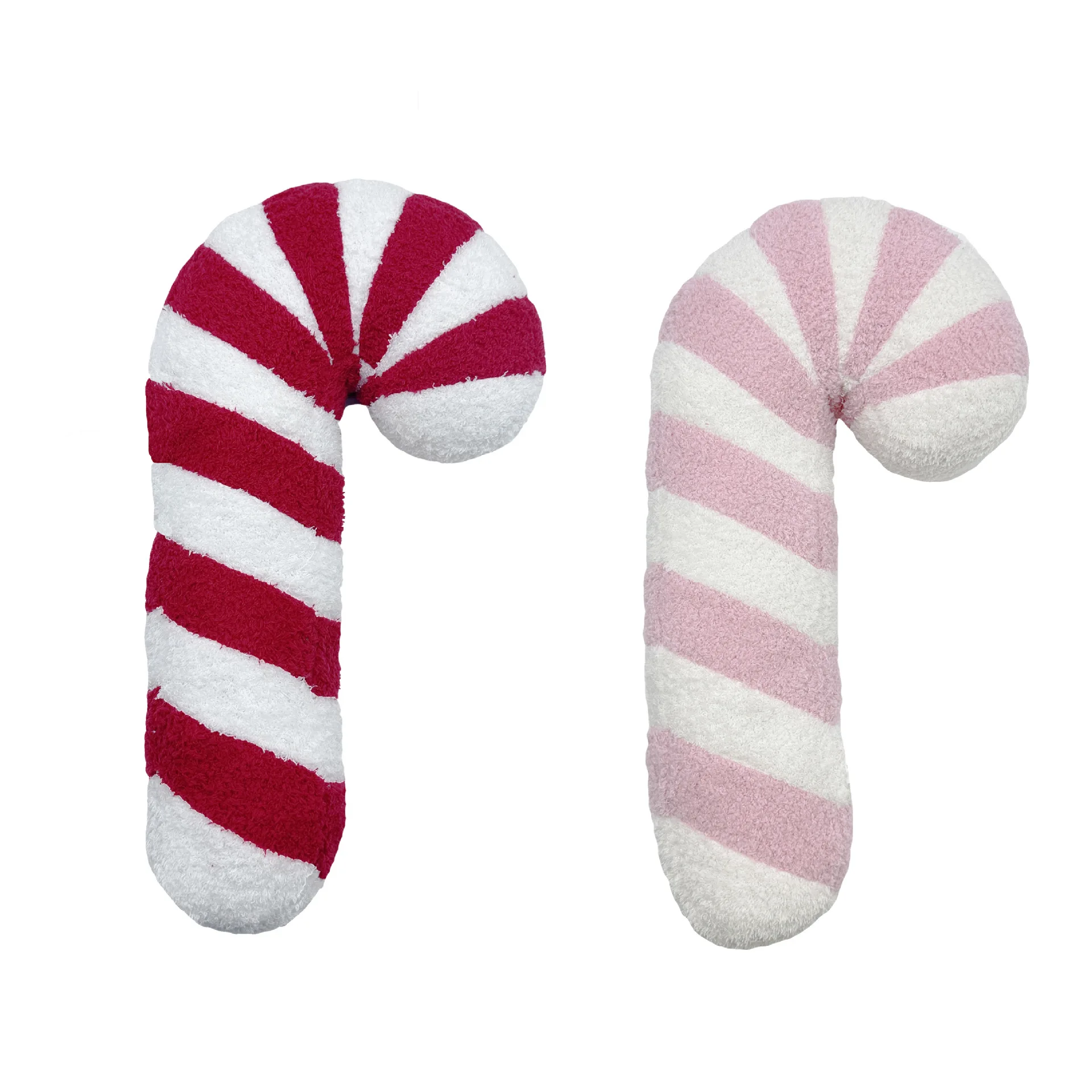 

Christmas Decorative Cute Plush Pillows Candy Cane Shaped Pillow Christmas Candy Cane Pillow Soft Skin Friendly Festive Gift
