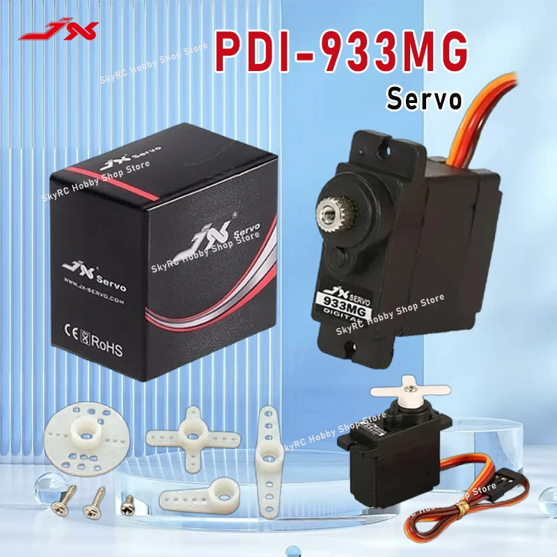 JX PDI-933MG 3.5KG Serwo Cyfrowe z Metalowymi Przekładniami o Dużym Momencie Obrotowym do Modeli Samochodów RC 1/18, Ciężarówek, Helikopterów, Robotów, Mikro Serwo RC