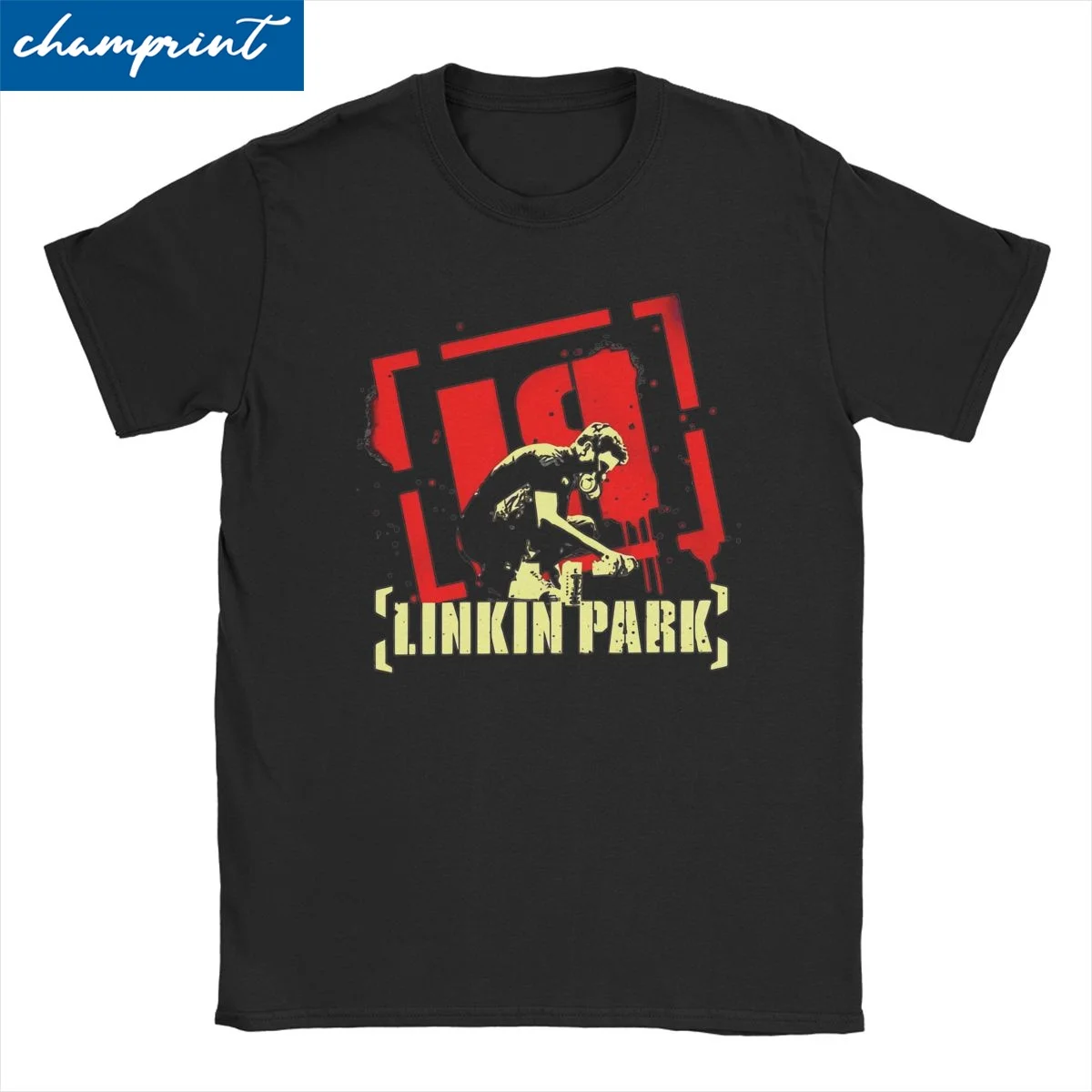 Men Women's T-Shirt Linkinparks Music Band Awesome Cotton Tees Short Sleeve Rock T Shirt Round Neck Tops Printed