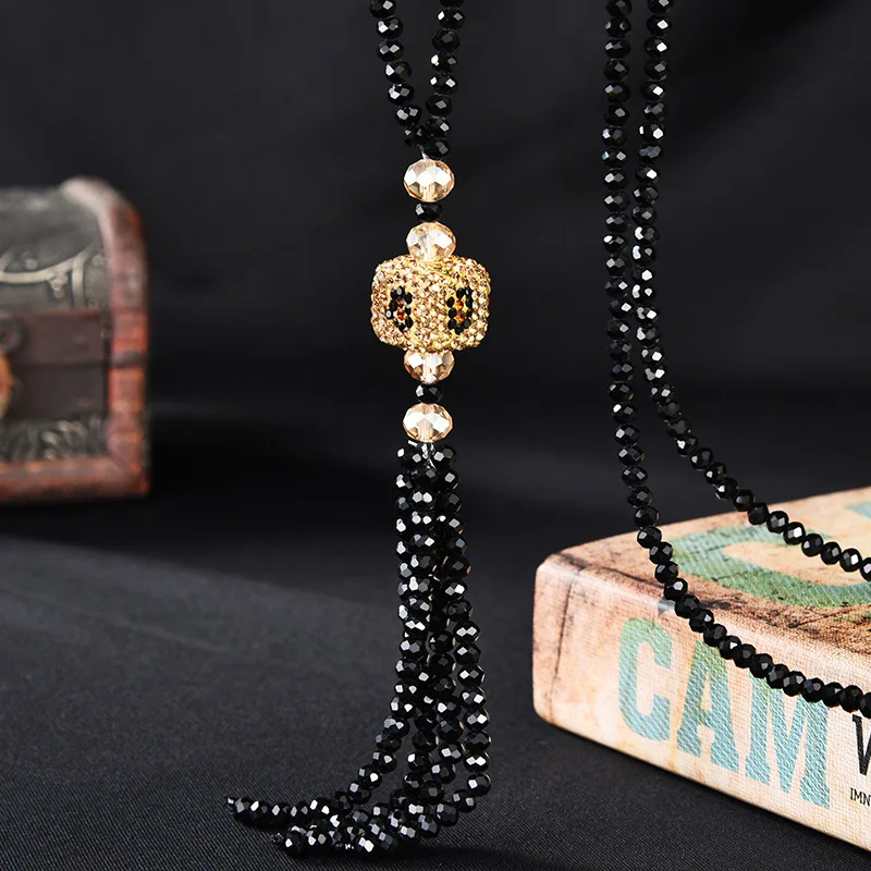 

Long sweater chain, versatile, simple, fashionable and high-end clothing accessory necklace for women