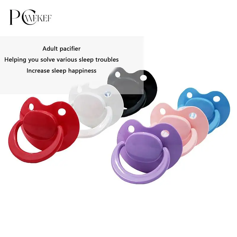 Pacifier Adult Baby Pacifier Big Size Silicone Adult Nipple Rainbow For Adult Cute Baby Girl Boy