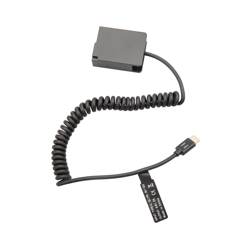Typ-C PD Dummy-Akku-Kit für Fujifilm Canon Nikon Sony Panasonic, 9V Powerbank zu 7,4-8,4V für Akkuanzeige – Detail 29