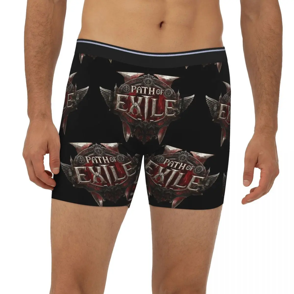 

Path Of Exile Long Boxer Underpants Short Men Panties Soft Underwear for Homme Man Boyfriend Gift