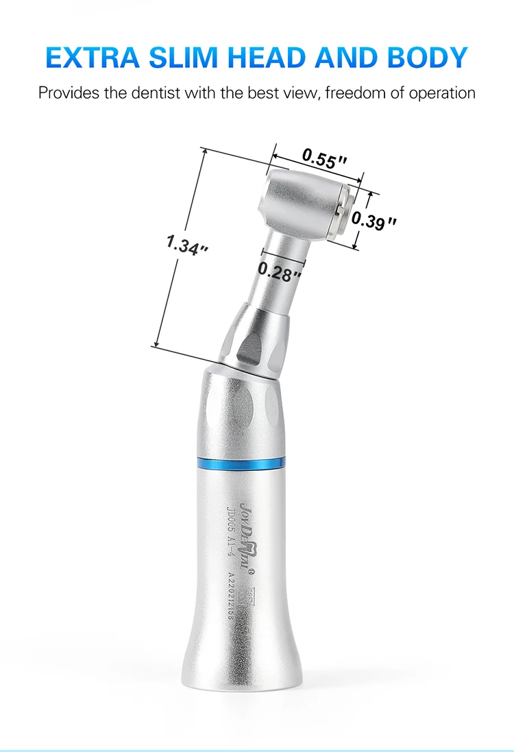 AZDENT Dental Niedrigdrehzahl-Handstück Gerades Handstück Winkelstück Passend für E-Typ Luftmotoren Zahnmedizinisches Instrument – Detail 15