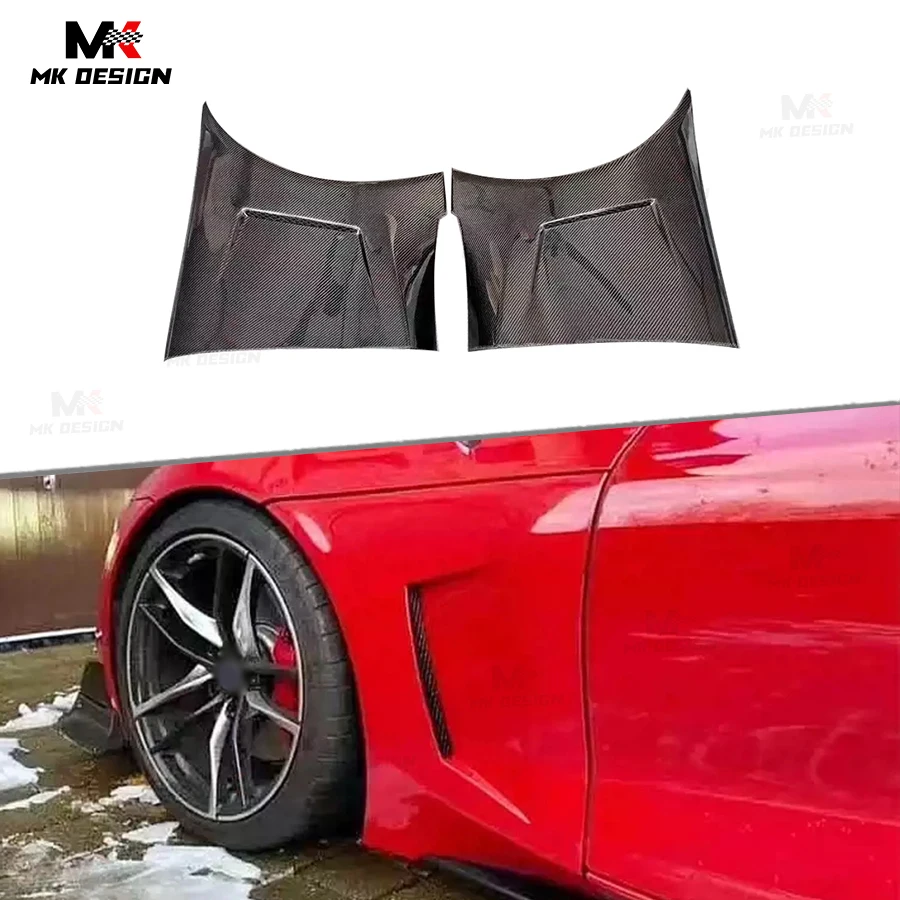 

Carbon Fiber Art Style Front Fenders for Toyota Supra A90 2019+ Carbon Side Fender Flares Body Kit Car Accessories