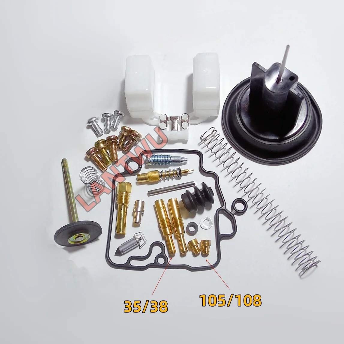 For Yamaha 2003-2007 Cygnus X/X SR XC125 Scooters Carburetor Repair Kit With Plunger Assembly