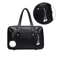 Japanese Casual PU Shoulder Bag Junior High School Students School Bag Handbag Anime Uniform Bag Tote Bags for Women Bolsos - Image 3