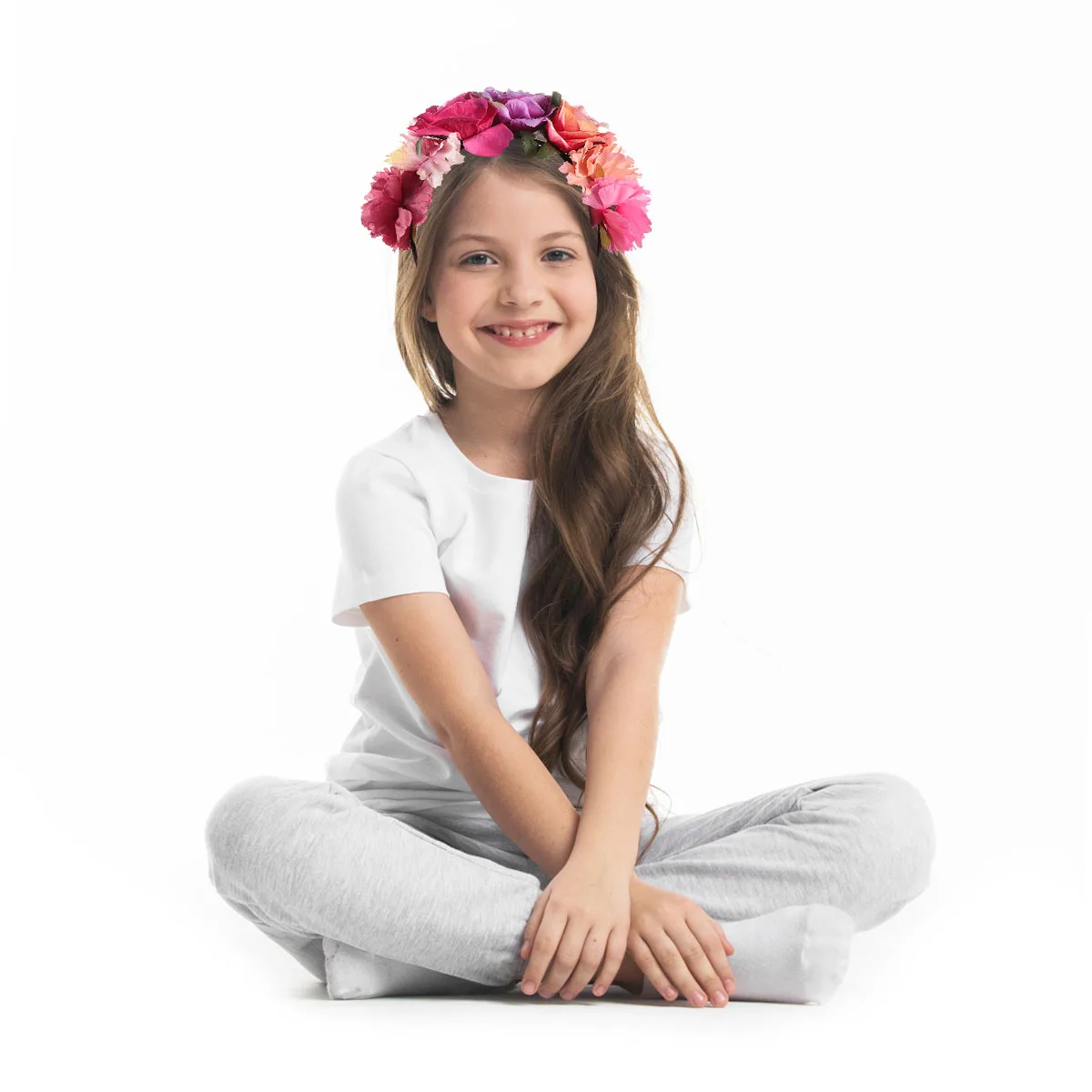 

Rose Flower Hair Band Women Headband Fashion Halloween Headdress Hair Accessories Polyester Lightweight Comfortable Realistic