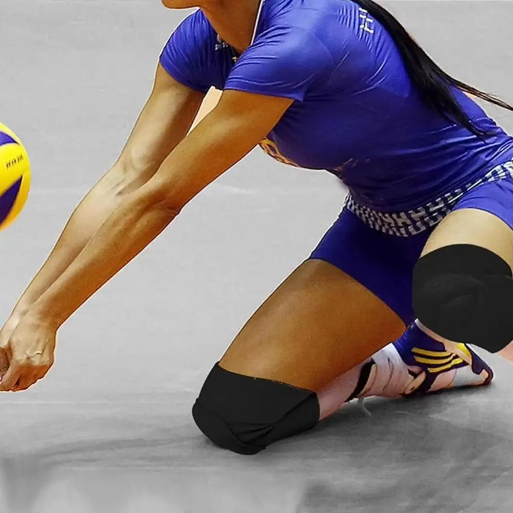 

1 Pair Thickening Sponge Sports Knee Pads Yoga Brace Support Dance Knee Pads Breathable Anti Collision Elastic Knee Pads