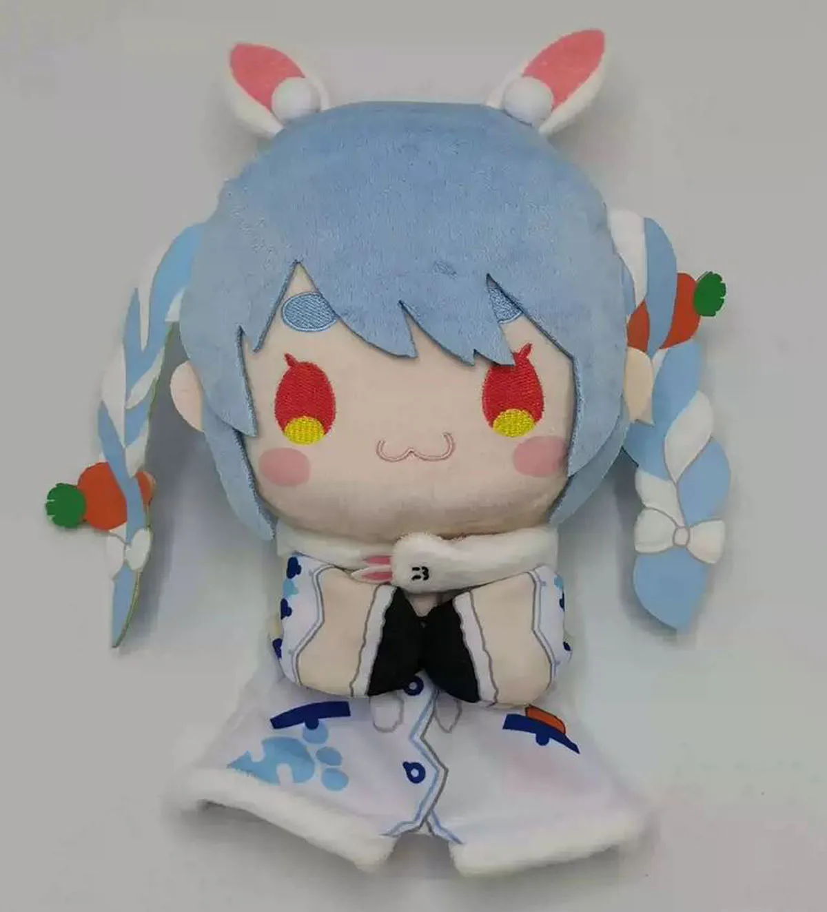 Muñeco de peluche de Anime japonés Hololive Usada, Pekora, marioneta de mano, 25cm, regalo para niños